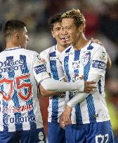 Soccer: Honda double sends Pachuca into Mexican cup q'finals