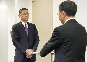 Nissan CEO reports to transport ministry over inspection scandal