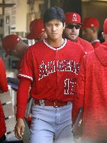 Baseball: Athletics-Angels season opener