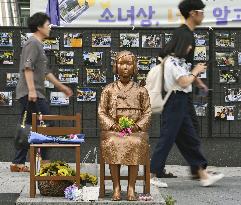 Comfort woman statue in Seoul