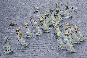 Sailing World Cup begins at 2020 Tokyo Olympics venue