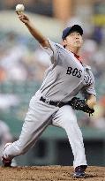 Matsuzaka ineffective in season debut