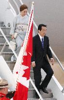 Kan arrives in Canada for G-8, G-20 summits