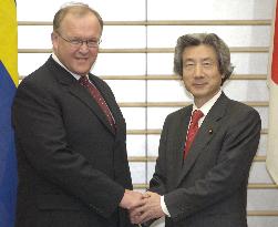 Japan, Sweden agree to cooperate in Iraq's reconstruction