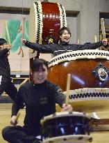 Fukushima youth drum group to give performance in U.S.