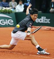 Nishikori defeated in French Open 4th round