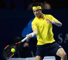 Nishikori beats Lorenzi in Swiss Indoors 2nd round