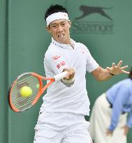 Tennis: Nishikori in Wimbledon 1st round