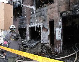 Fire at Sapporo apartment building