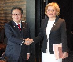 Russian Deputy PM Golodets in Japan