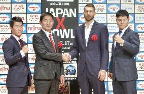 American football: Japan X Bowl press conference