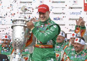 Brazil's Kanaan wins Indy Japan 300 mile auto race