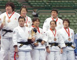 Japan women's team gets bronze at world judo championships