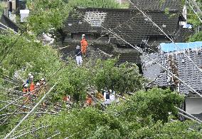 Heavy rain damages quake-hit Kumamoto Prefecture