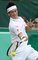 Nishikori beats Gasquet at exhibition match in London