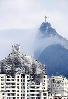 Christ the Redeemer statue on Corcovado mountain