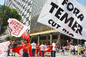 Rally against Brazilian President Temer