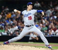 Baseball: Dodgers' Maeda takes 10th loss
