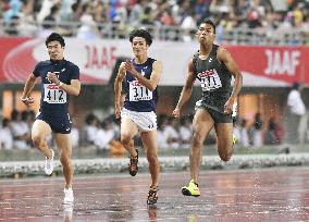 Sani Brown wins men's 100 meters at national championships