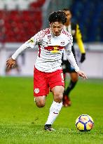 Football: Salzburg's Minamino