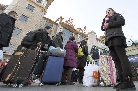 Exodus from Beijing begins ahead of Spring Festival