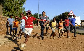 Soccer boys in Soweto