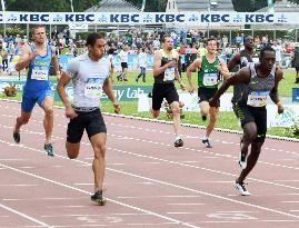 Cambridge ties 200-meter personal record for title in Belgium