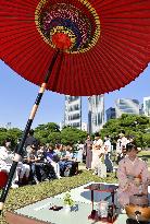 Tokyo Grand Tea Ceremony at Hama-rikyu Gardens in Tokyo