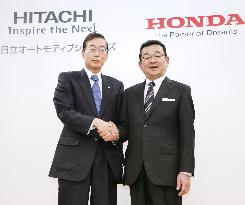 Honda, Hitachi unit agree to form EV motor joint venture
