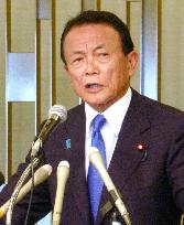 Japan deputy PM Aso retracts remark on Hitler's Holocaust motive
