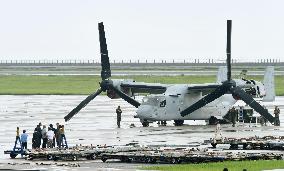 Troubled Osprey to leave Oita airport soon