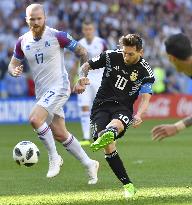 Football: Argentina vs Iceland at World Cup