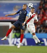 Football: France vs Peru at World Cup