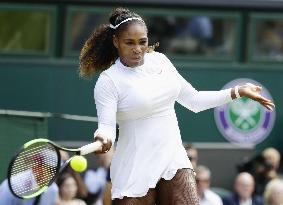 Tennis: Women's singles semifinals at Wimbledon