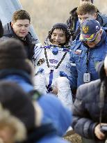 3 astronauts return from ISS after 4-month mission