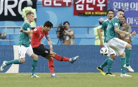 Football: Germany vs South Korea at World Cup