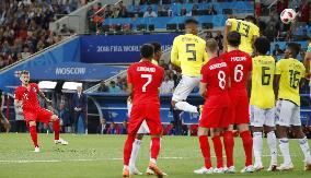 Football: Colombia vs England at World Cup