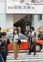 December heat in southwestern Japan