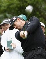 Padraig Harrington in practice round for Masters