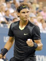 Nadal advances to 2nd round of U.S. Open tennis