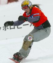 Pomagalski wins women's snowboarding slalom