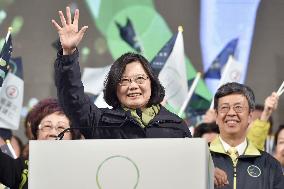 DPP's Tsai wins Taiwan presidential election