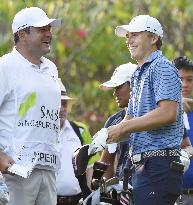Spieth at 1st day of SMBC Open