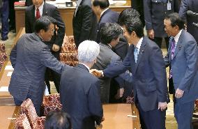 Debate between Abe, Okada