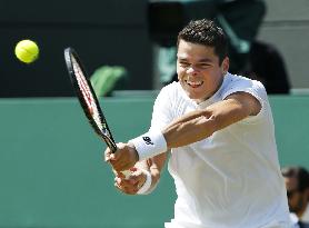 Raonic advances to Wimbledon semifinals
