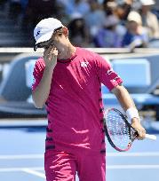 Tennis: Japan's Nishioka loses in Australian Open 2nd round