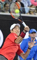 Tennis: Nishikori reaches Australian Open 4th round