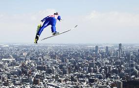 Ito tops Takanashi for large hill title in Sapporo