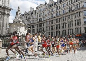 Athletics: Bahrain's Chelimo wins women's marathon at world c'ships