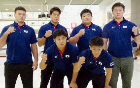 Judo: Japan judoka leave for world c'ship in Budapest